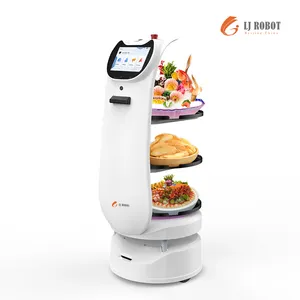 Automatic Navigation Obstacle Avoidance Waiter Restaurant Service Robot Delivery Bar