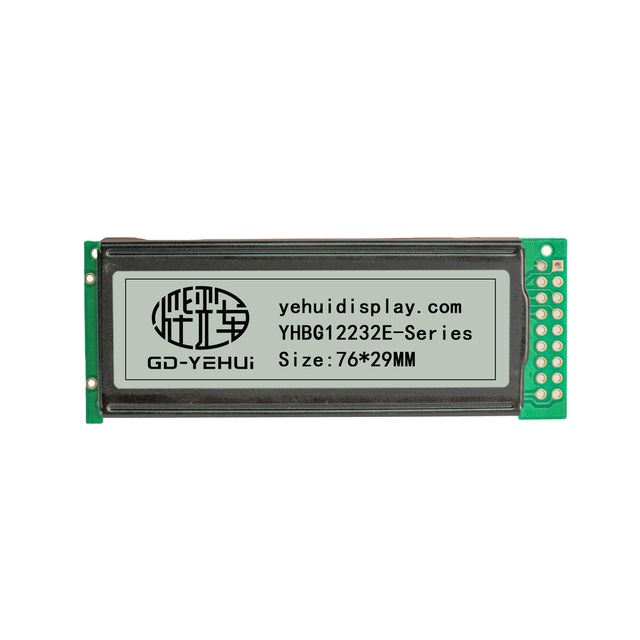 Factory Direct 12232 Cob Module Monochrome Graphics STN LCD Display 122*32 Gray Backlit LCD Display Module