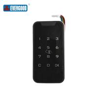 Panneau de serrure électronique EVERGOOD 2-en-1 pour mot de passe et carte IC, panneau de serrure intelligent encastré pour casiers de salle de sport