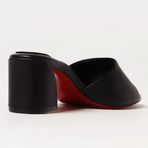 Tendance : Mules et Sandales à Talons Carrés Moyens pour Femme, Bout Ouvert Carré, Idéales pour l'Été - Product Image 5