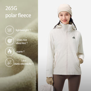 PELLIOT 3 in 1 fodera in pile 265g produttore di abbigliamento in pile personalizzato <span class=keywords><strong>Trekking</strong></span> invernale all'aperto <span class=keywords><strong>giacca</strong></span> impermeabile - Product Image 2