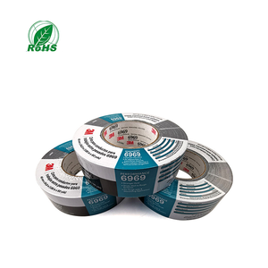Ruban adhésif en tissu 3M 6969, résistant à l'humidité, robuste, pour l'étanchéité des raccords et le regroupement, film adhésif en <span class=keywords><strong>papier</strong></span> - Product Image 2