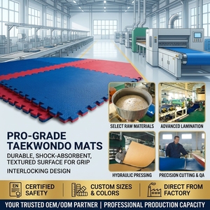 Heavy Duty EVA Foam Mat For Taekwondo Judo Wrestling Gym Exercise Room Thick Anti-Slip 4cm 5cm Thickness Options Available - Product Image 4