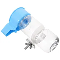 140ml distributeur d'eau automatique pour perroquet en plastique grande capacité accessoire de cage à oiseaux distributeur d'eau pour pigeons grives fournitures pour animaux de compagnie
