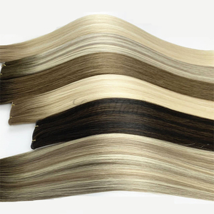 Invisible para Genius Weft Remy Extensiones de cabello humano Cabello liso dibujado Doble - Product Image 2