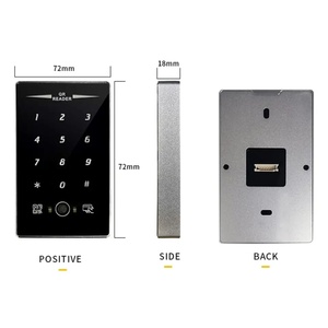 Sistema de Control de Acceso con Lector de Tarjetas RFID y Lector de Códigos QR Inteligente IC/NFC Todo en Uno para Exteriores - Product Image 3