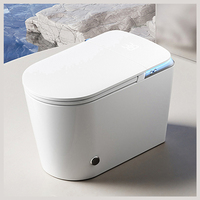 Usine personnalisée pas cher couleur blanche électrique inodoro automatique wc cuvette de toilette salle de bain bidet intelligent toilette intelligente