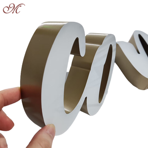 Negozio Logo del marchio 3D LED segno di luce anteriore Custom Business acrilico segno per la pubblicità esterna per l'applicazione di auto - Product Image 1