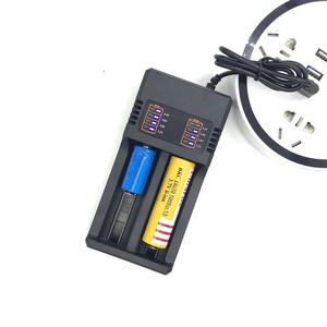 USB 18650 зарядное устройство <span class=keywords><strong>2</strong></span> слота 3,7 В <span class=keywords><strong>Ni</strong></span>-<span class=keywords><strong>MH</strong></span> <span class=keywords><strong>NI</strong></span>-CD аккумуляторные батареи умная Зарядка светодиодная подсветка электрические зарядные устройства - Product Image 3