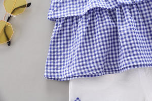 Conjunto de Falda y Body de Verano para Niñas Pequeñas, Diseño de Cuadros Coloridos, de un Proveedor Chino, Compra en Línea - Product Image 5