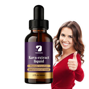 Vente de gros Extrait liquide de kava Goutte Soutien Stress Sommeil Relaxant Calme Clarté Mentale Supplément à base de plantes - Product Image 1