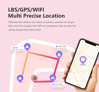 Montre intelligente pour enfants 4G GPS Carte SIM WIFI Répondre aux appels Appels vidéo SOS Caméra étanche Moniteur Whatsapp Téléphone Android pour enfants LT21