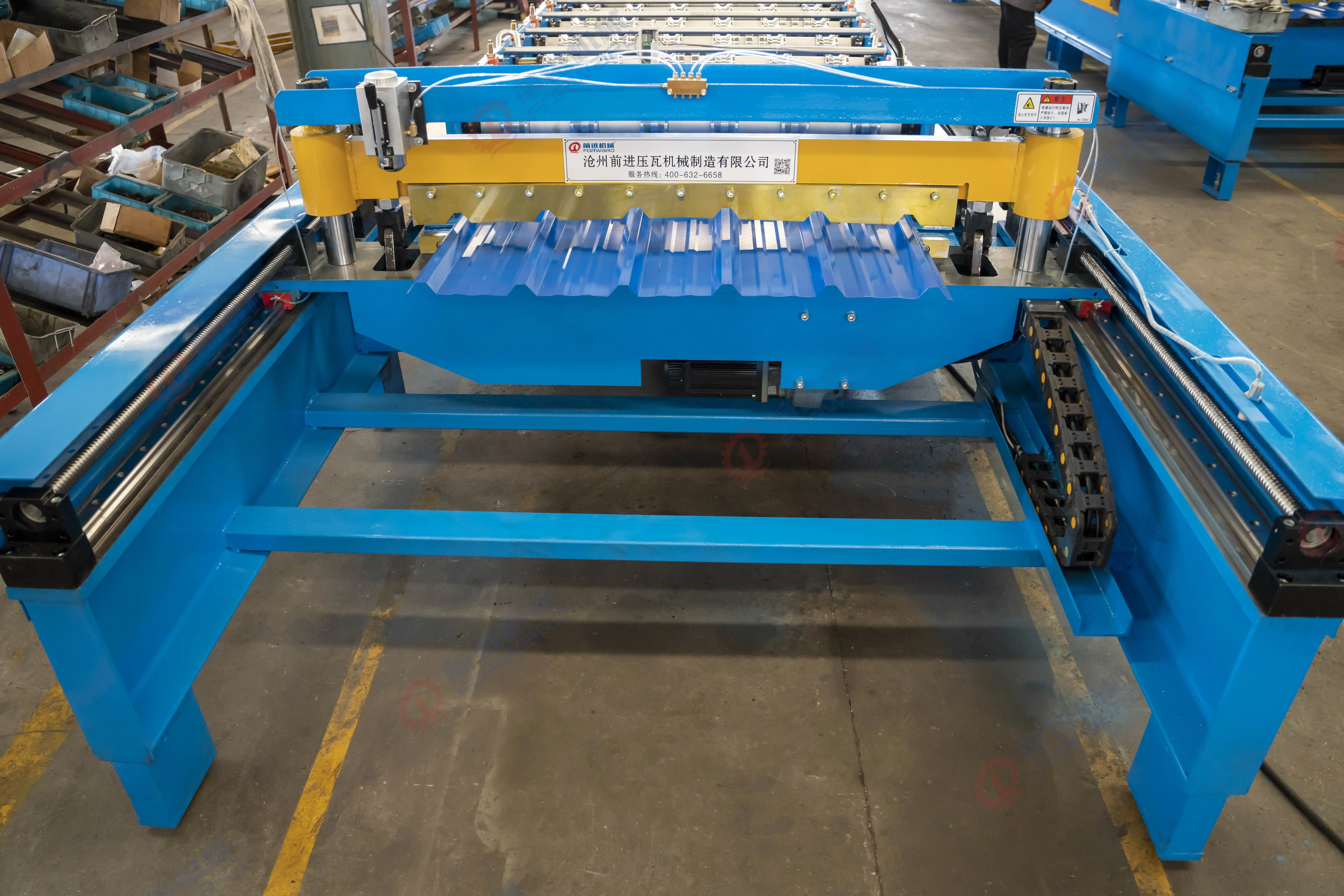 FORWARD High-Capacity Trapezoidal Sheet Corrugating Machine for Bulk Production