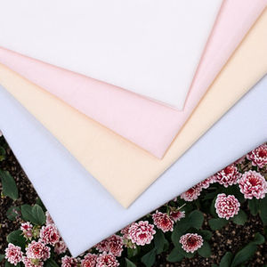 Tela de punto ligera 100% algodón orgánico peinado, teñida con hilo, lisa, de punto sencillo, para camisetas y trajes de bebé para niñas y niños - Product Image 3