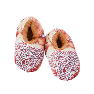 Pantuflas Kawaii con Forma de Pan Tostado, Pantuflas Suaves para el Hogar, Pantuflas con Forma de Comida, Pantuflas para Dormitorio, Pantuflas de Interior - Product Image 2