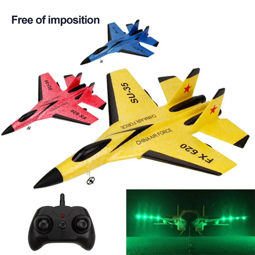 RC Airplane Fixed Wing FX-620 SU-35 2.4G Remote Controller EPP Micro Indoor Aircraft Airplane Model Toys