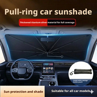 Pare-soleil de pare-brise de voiture, protection contre la chaleur, pare-soleil anti-UV, pare-soleil pour fenêtre avant, accessoires intérieurs de voiture
