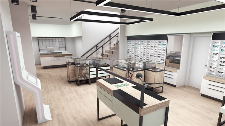 Conception de magasin de lunettes
