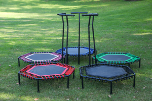 Trampolín de Fitness Jingyi de 40 Pulgadas de PVC Suave con Barra de Agarre Ajustable <span class=keywords><strong>para</strong></span> Entrenamiento de Niñas, Trampolín de Ejercicio Interior <span class=keywords><strong>para</strong></span> Adultos - Product Image 6