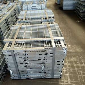 Grille en acier au carbone galvanisé à chaud - Antidérapante, à dents, robuste pour passerelles industrielles et couvercles de fossés de villas - Product Image 3