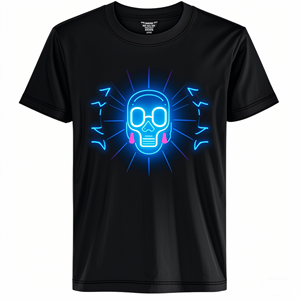 T-shirts intelligents à LED: synchronisez-vous <span class=keywords><strong>avec</strong></span> votre téléphone pour modifier les modèles d'écran flexible montés sur la poitrine - Product Image 6
