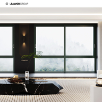 El mejor diseño de aislamiento térmico, Ventanas insonorizadas, ventanas de vidrio de aluminio, ventana Exterior, sala de estar, casa, Villa