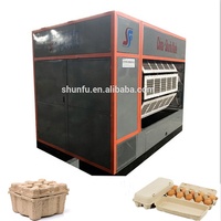 Máquina de Moldeo de Pulpa para Bandejas de Huevos y Papel de Alta Velocidad, 1000-7000 piezas/hora, 220V/380V