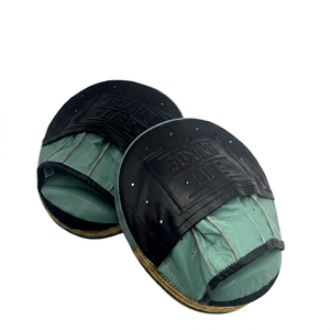 Professional Training Leather Boxing Mitts Curved High Quality Full Finger Moisture Wicking Breathable <b>Focus</b> <b>Pad</b> for Muay Thai - Product Image 1
