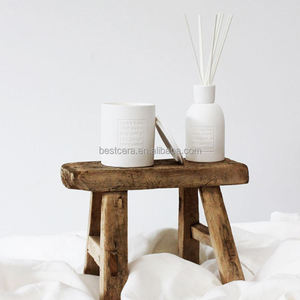 Bestcera trang trí nội thất sang trọng được thiết kế sang trọng gốm tinh dầu sậy khuếch tán và nến Jar Bộ - Product Image 3