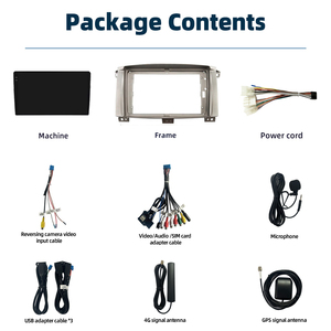 7870 8 + 256GB 2K Android 13 Máy Nghe Nhạc Xe Hệ Thống Đa Phương Tiện Tự Động Stereo Đài Phát Thanh Xe Cho Toyota Land Cruiser LC <span class=keywords><strong>100</strong></span> 2002-2007 - Product Image 3