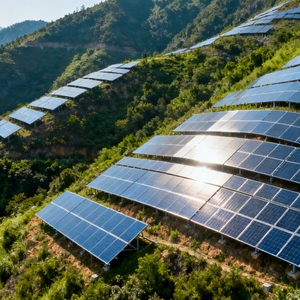 Pannello solare bifacciale ad alta efficienza con doppio vetro 132 (66*2) celle in silicio monocristallino pannello solare - Product Image 2