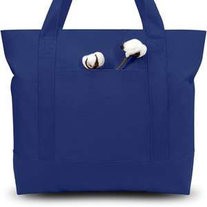 Sac à provisions en toile de coton écologique personnalisé réutilisable et durable - Product Image 1