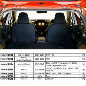 ชุดหุ้มเบาะรถยนต์แบบสั่งทำพิเศษ 5 ที่นั่ง หนังเทียม ครบชุด สำหรับ Subaru Impreza Sedan WRX Base Sport Limited RS ปี 2004-2024 - Product Image 2