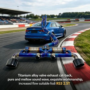 Système d'échappement Catback en alliage de titane pour Audi <span class=keywords><strong>RS3</strong></span> 2.5T 2016-2024, avec son contrôlable, augmentation de la puissance et des tractions élevées - Product Image 1