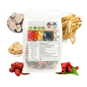 Etiqueta privada Orgánica Five Treasure <span class=keywords><strong>Ginseng</strong></span> Té verde 10g 25 bolsas Sabor a hierbas crudas - Product Image 1
