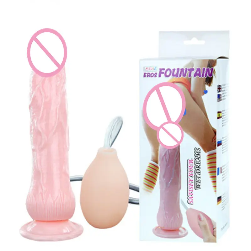 Dildo Rfemale Masturbation Realistic Dildo Jet Penis Female Vibrating Penis That Can Spray Water