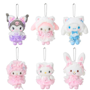 Lindo Llavero de Muñeca de Peluche Kt con Falda de Ballet de Dibujos Animados, Lazo de Encaje y Diseño de Cara de Caballo Kyoto, de Algodón PP, para Mayores de 14 Años - Product Image 1