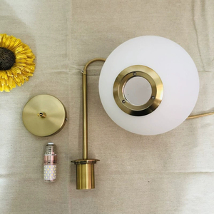 Lampe suspendue en verre minimaliste moderne pour chambre à coucher, salle à manger, bar, café, îlot de cuisine, globe rond suspendu - Product Image 6