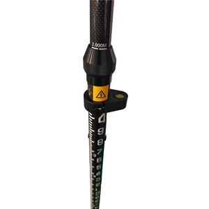 Hot Selling 2M Telescopische Koolstofvezel Gps Gnss Rover Pole 2 Secties Met Snap-Lock Voor Landmeetkundige Instrumentaccessoires