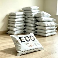Sac postal personnalisé KD 16, nouvelle enveloppe d'expédition en plastique épais, emballage pour colis, pochettes polyvalentes blanches pour vêtements