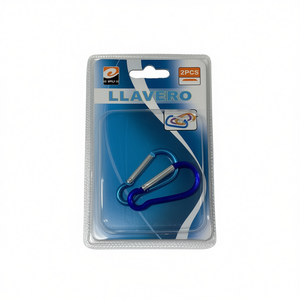 Moschettoni Llavoro 5 #   Accessorio portachiavi blu da 2 pezzi - Product Image 2