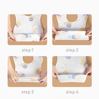Bavoirs à absorption rapide bavoirs jetables fantaisie pour bébé bavoirs jetables babay enfants pour garçon fille