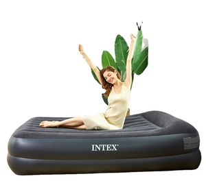 INTEX 64122 ALMOHADA GEMELA INFLABLE DESCANSO AIRBED ELEVADA CON FIBER-TECH <span class=keywords><strong>BIP</strong></span> - Product Image 1