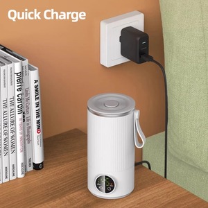 Vaso Mezclador Eléctrico Inalámbrico Portátil con Batería Recargable de 6000 mAh, Vaso Mezclador Automático de 300 ml con 6 Niveles de Temperatura - Product Image 4