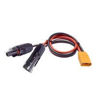 Connecteur solaire étanche IP68 JYE OEM mâle-femelle (adaptateur XT60) 600V avec conducteur en cuivre argenté pour applications électroniques