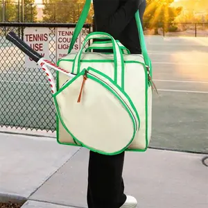 High Quality Wholesale Custom Man Woman Tennis Tote Canvas Bags Ball Bags Sports Racket Bag Gifts For Ladies