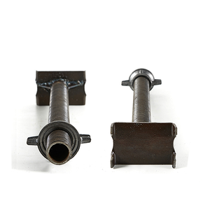 Pied de support réglable en acier galvanisé pour <span class=keywords><strong>échafaudage</strong></span> <span class=keywords><strong>Layher</strong></span> avec écrou de construction - Product Image 3