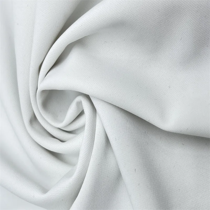 Tissu blanc en Polyester pour Robe blanche Qatari Abaya