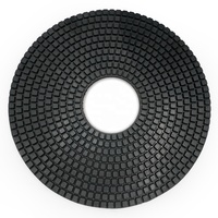 Disques de polissage diamantés flexibles humides de grande taille (7, 9, 10, 14, 16 pouces) pour le ponçage et le meulage du granit, de la pierre et du marbre