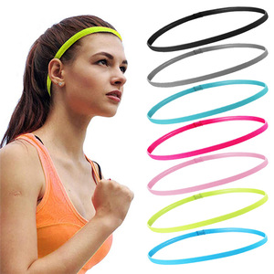 Bandeau élastique de haute qualité Jiamu, vente chaude, 1 cm, bandeau de sport coloré pour femmes ou hommes, bandeaux pour le spa, la course à pied, l'exercice - Product Image 1
